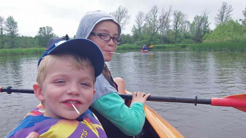 sucker time kayaking the lower betsie river